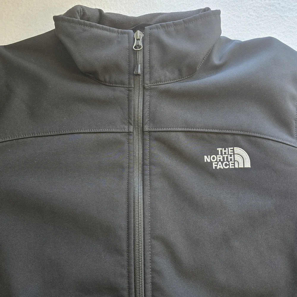 The North Face Apex Chromium Thermal Softshell Jacket Black Fleece M Gorpcore...
